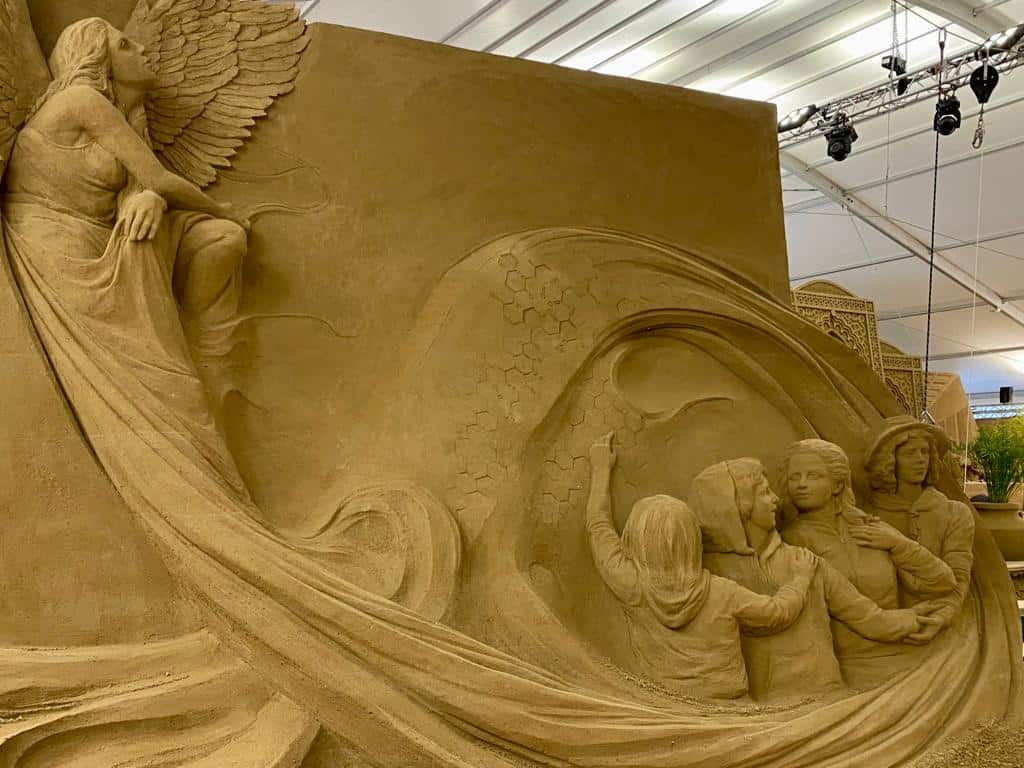 Jesolo Sand Nativity Sculptures Of Peace