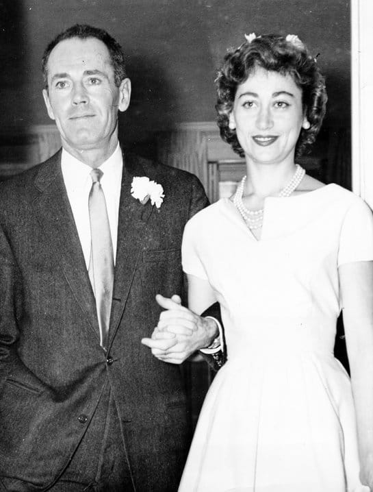 Afdera Franchetti and Henry Fonda