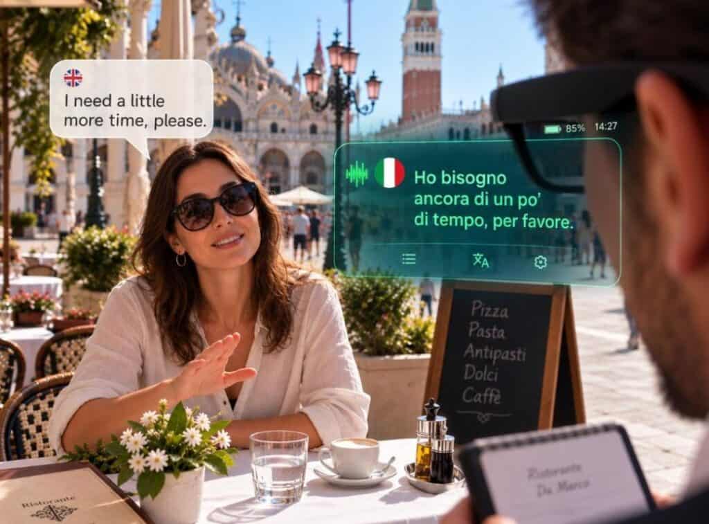 Chytré Brýle Na Cestách: Překlad, Navigace A Ai Informace 4 AI Glasses, created with AI