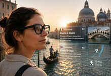 AI glasses, Created with AI
