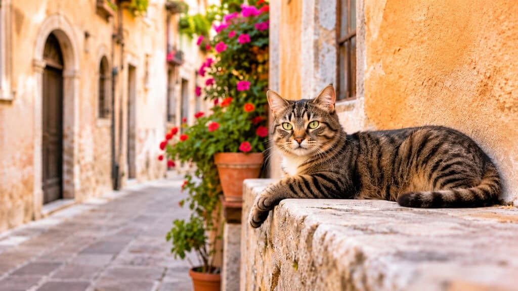 cat in Venice